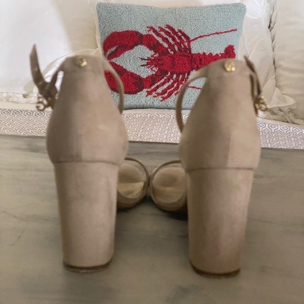 G by Guess Shantel 5 Natural Suede Sandal​​​​​​​​​​​ - Picture 6 of 11